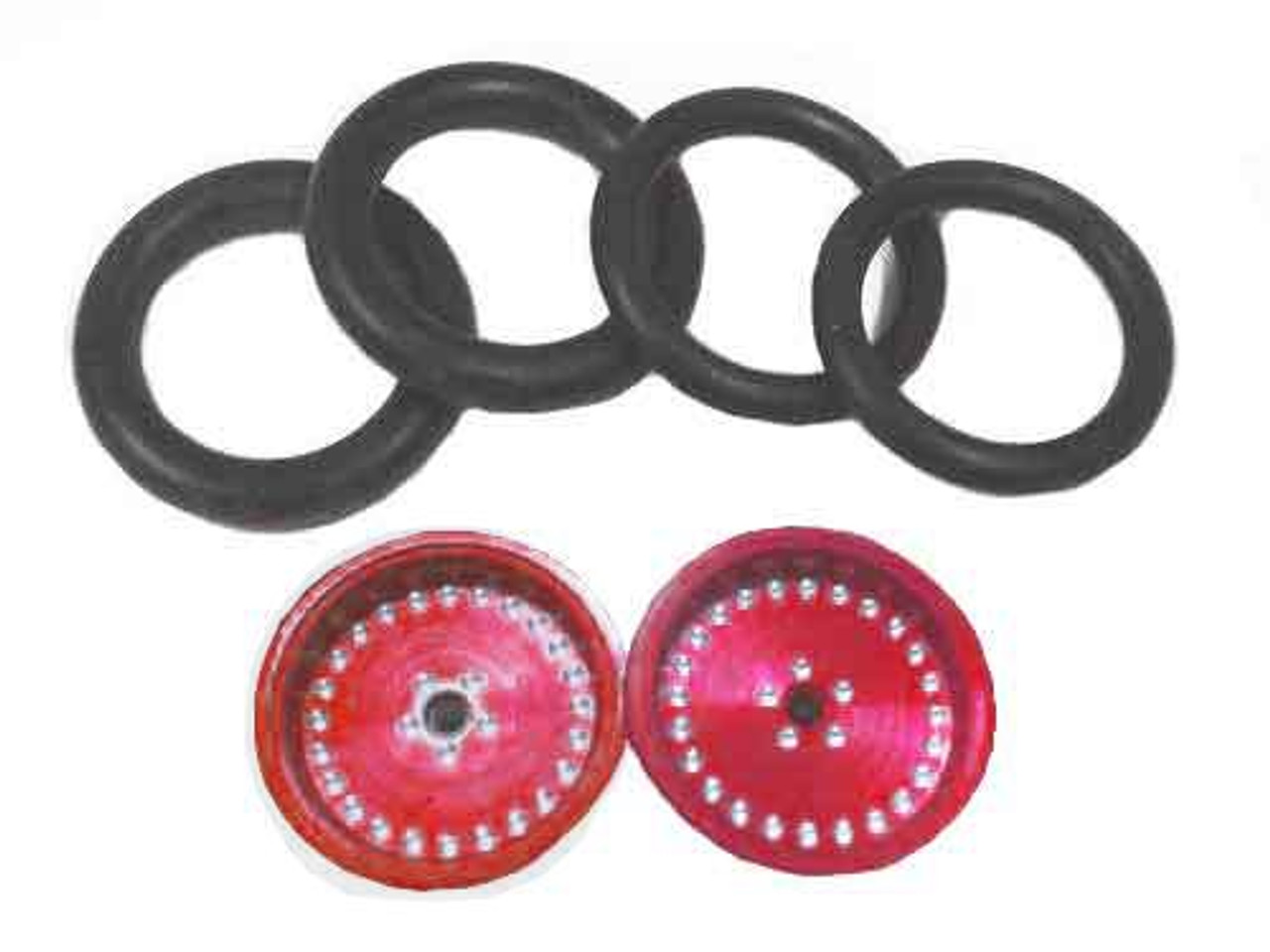 Pro-Track 3/4 x 1/16 x 1/8 wide Style G - Red - PTC-411G-R
