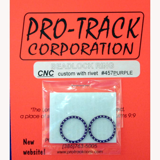 Purple Beadlocks 1pr 457P