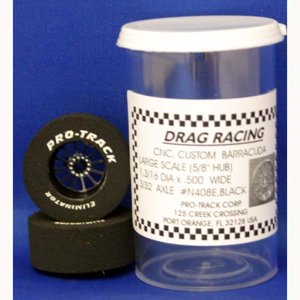 1 3/16 x 3/32 x .500 w Black Turbine N408EBL