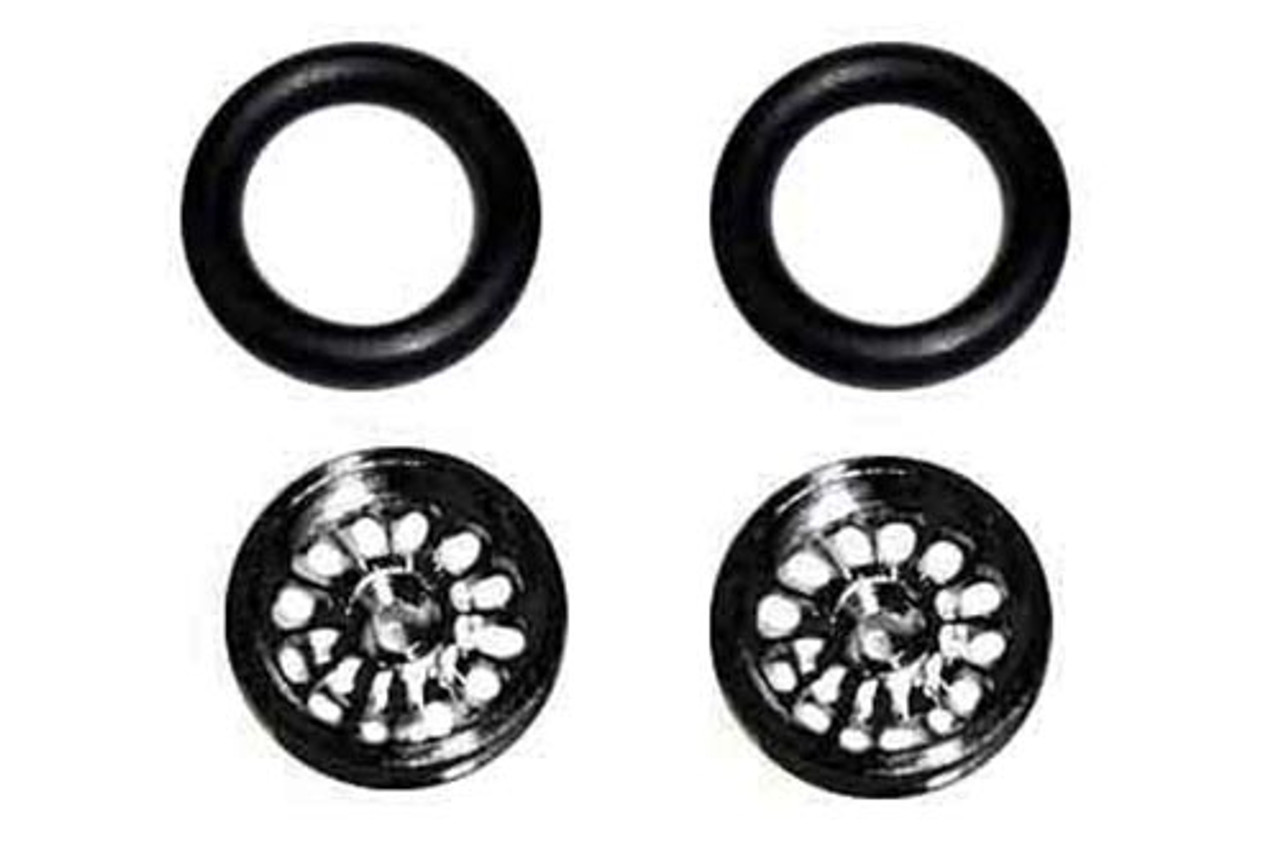 Pro-Track CNC Wheelie Bar Wheels Black PTC-208E-BL