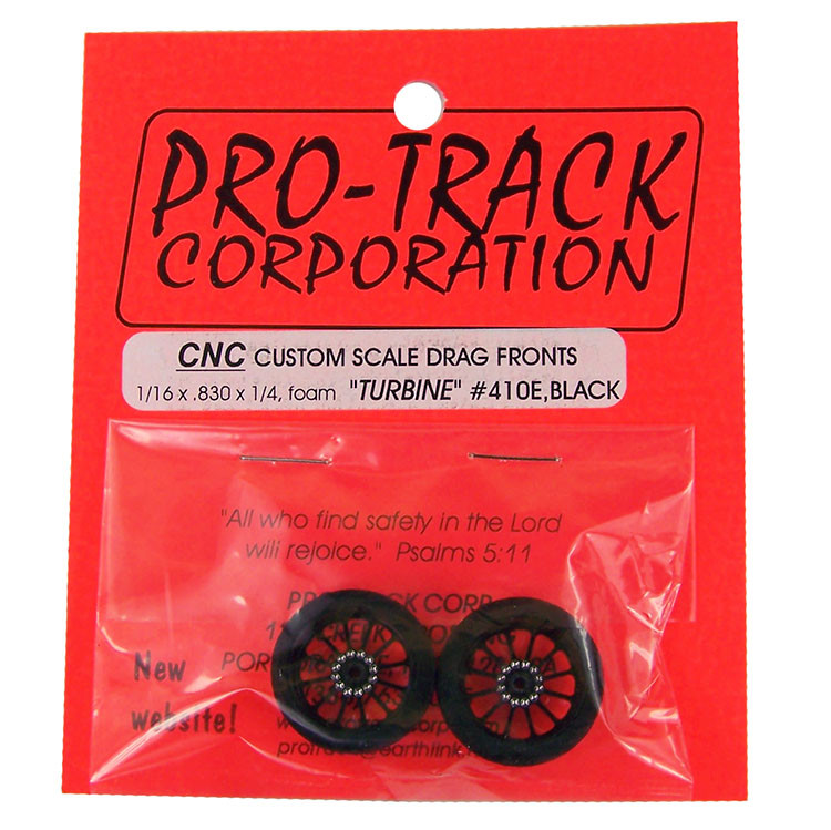 3/4 x 1/16 x .250 w Black Turbine 410EBL