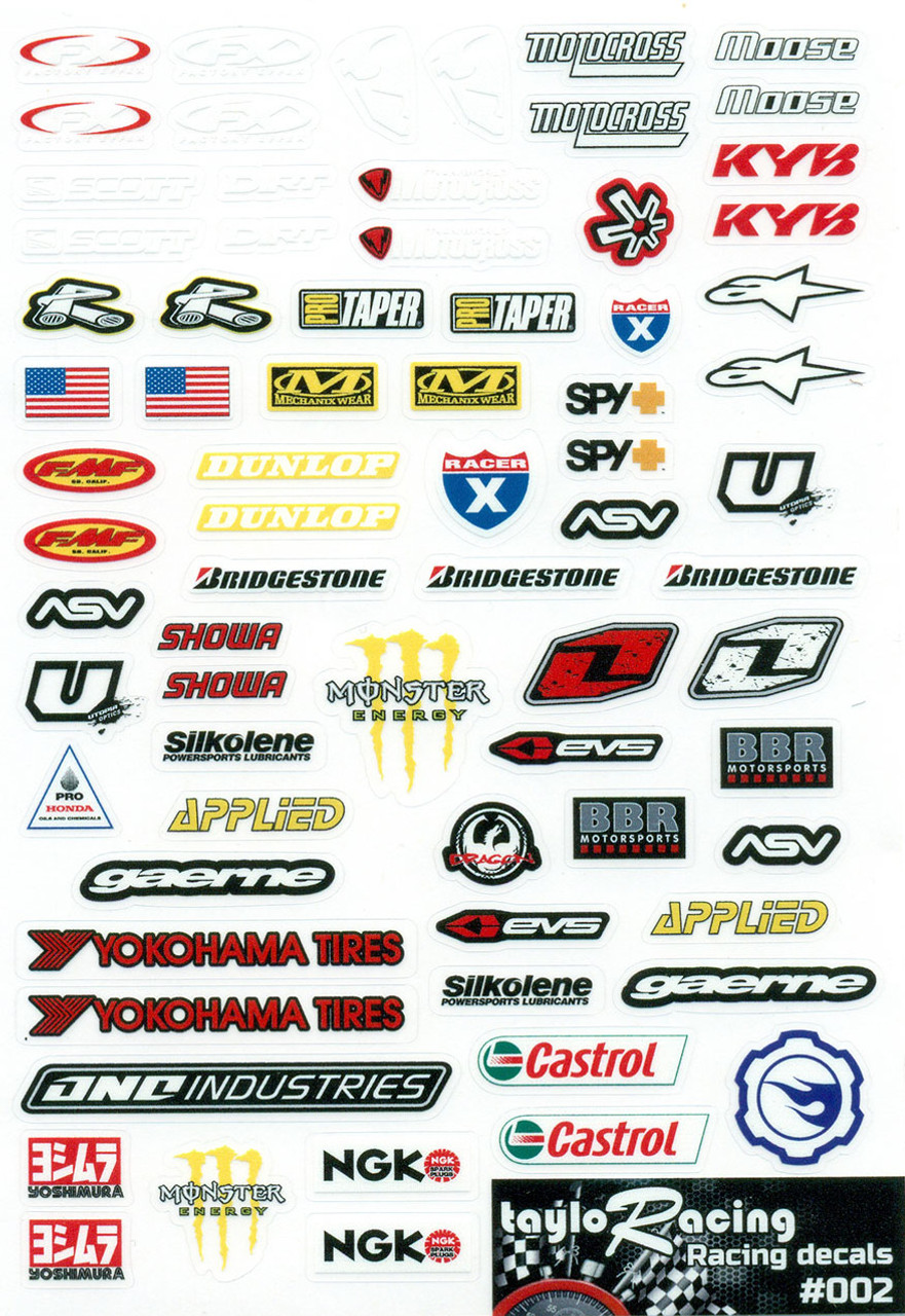 Taylo Racing Sponser Stickers #002 - TAY-D002