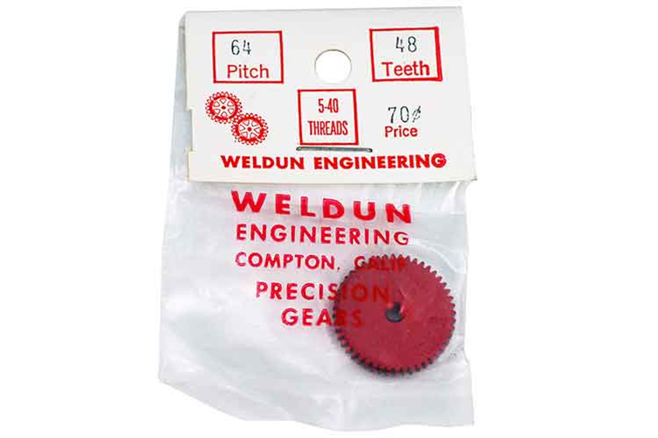 Weldun 48 Tooth 64 Pitch Spur Gear - WLD-6448