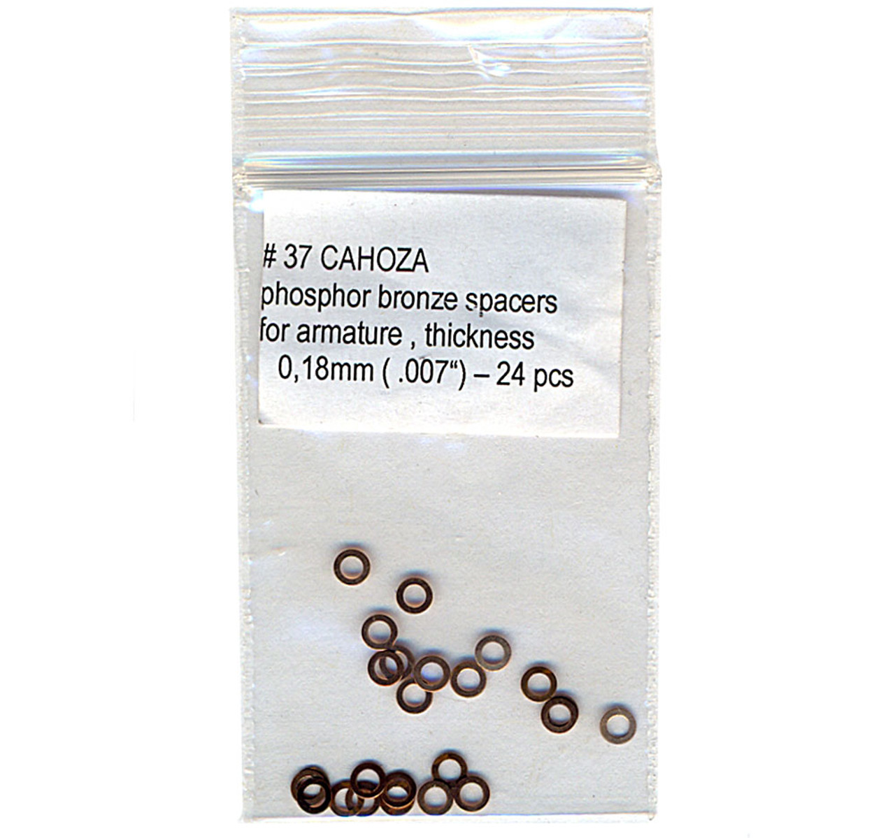 Cahoza .007 Bronze Armature Spacers - CAH-37