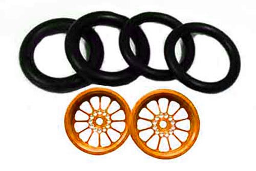 3/4 x 1/16 x 1/8 w Gold Turbine 411EG