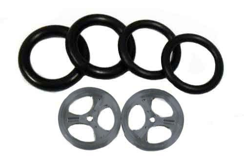 D-Rings - 3/4 - 4/Pack - Gunmetal