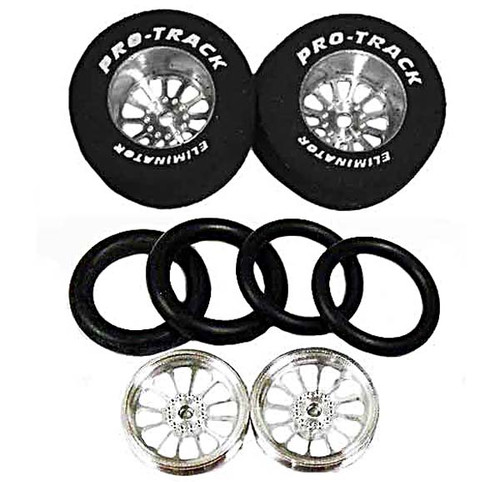 Pro-Track 1 1/16 x 3/32 x .500 wide Rears & Fronts - Style E - PTC-N407E-SET