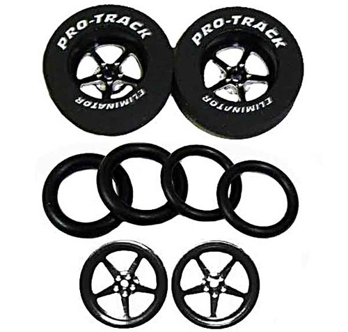 1 1/16 .500 w Black Pro Star Rears, Frts N407IBLSET