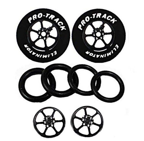 1 3/16 x 3/32 x .500 w Rears & Fronts Roadster Black N408LBLSET