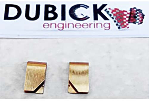 Dubick Gold Plated Long Guide Clips 1 pair DE702