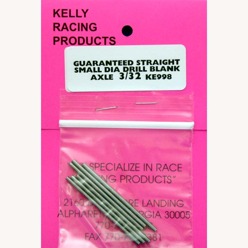 Kelly 3/32 Axle drill blank 1 pc KE998