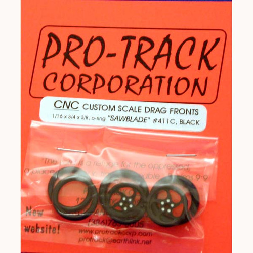 3/4 x 1/16 x 1/8 w Black Sawblade 411CBL