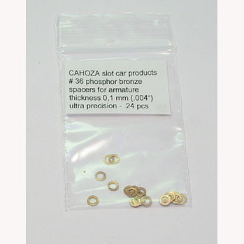 Cahoza .004 Bronze Arm Spacers 24pc CAH36
