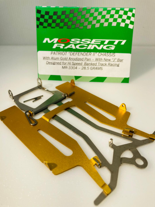 MOSSETTI PATRIOT DEFENDER II W/ ALUM REGULAR GOLD ANODIZED PAN 28.5 GRAMS MR3304