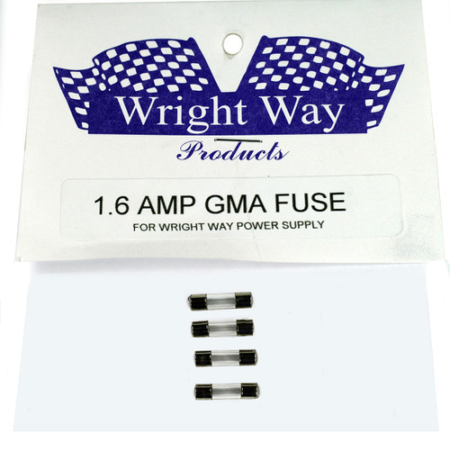 Wright Way Replacement Fuses 1.6 Amp, 4 pack - WW-FUSE