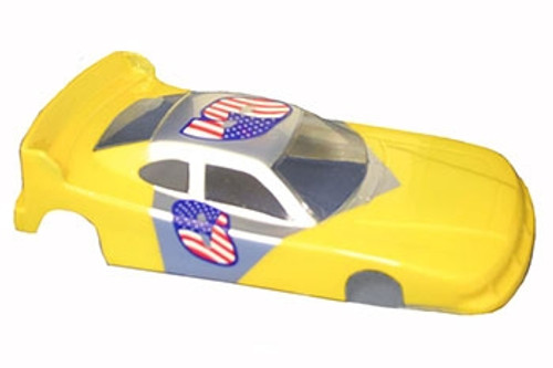 JK Nascar COT Rental Car Body - #6 Yellow - JKB40CP6 / JK-70528PR6