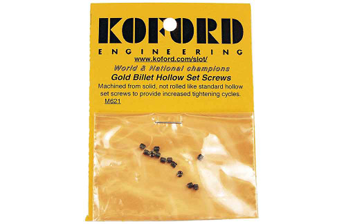 Koford Gold Billet Hollow Set Screws M621