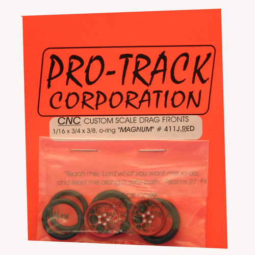 3/4 x 1/16 x 1/8 w Magnum Red 411JR