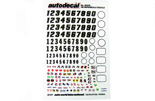 H.O.  Scale Decals - HXP-2004