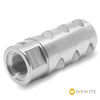 1/2-28 RH 'Pulsar' Muzzle Brake - 2-1/4" - Stainless