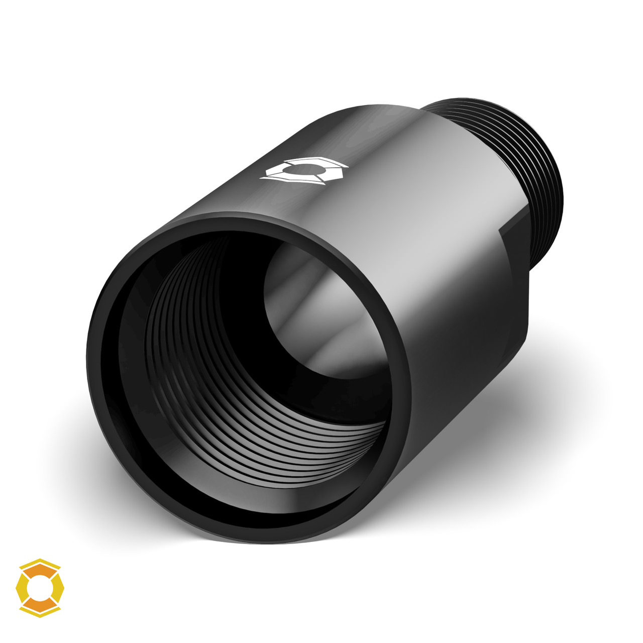 Steel Muzzle Thread Convert 1/2x28 TPI To 5/8x24 TPI W/ Crush - Foto 6