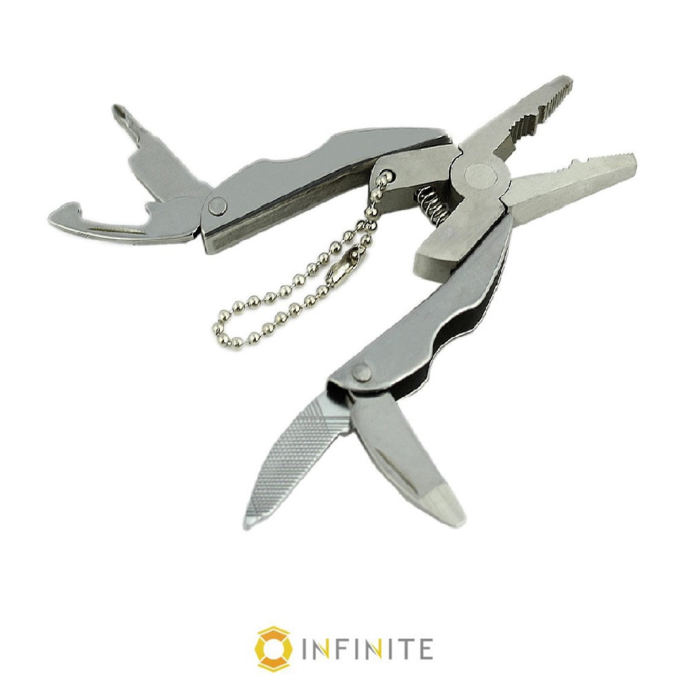 MultiTool Plier Keychain with Belt Pouch Infinite Product Solutions