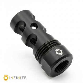 Infinite 2-Port QD Titanium Muzzle Brake Compensator (Gen 2)