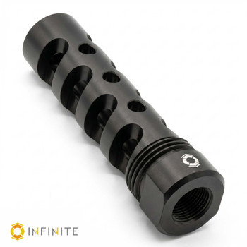 Infinite 4-Port QD Titanium Muzzle Brake Compensator (Gen 2)