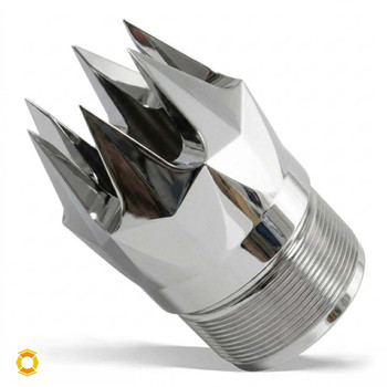 Max Breacher Redirect Cap (Fits Legacy XL Redirects) - Polished, Silver Clear Anodize