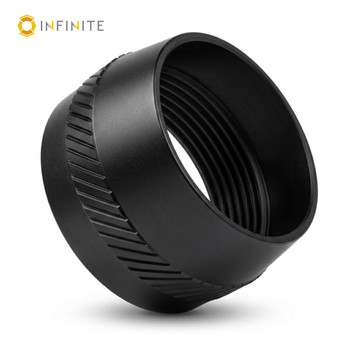 Plan B Compatible Thread Protector - Banded Spiral Fluted - 17-4PH SS H1150 - Black Satin Nitride