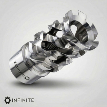 14mm x 1 LH 'Walking Dead' Flash Hider - Stainless Steel