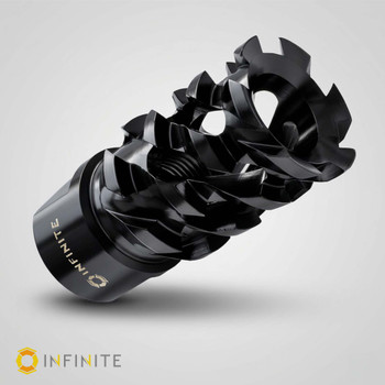 5/8-24 'Walking Dead' Flash Hider - Stainless Steel (Black)