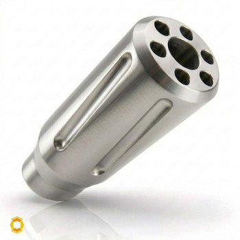 5/8-24 Halestorm Spiral Pulse Fluted Linear Compensator - Stainless