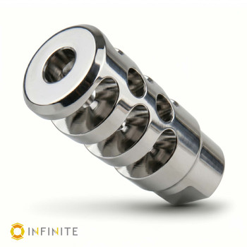 15mm x 1 RH X-Treme Muzzle Brake - Stainless Steel