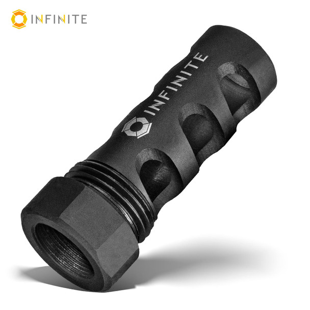 1/2-36 RH to 13/16-16 Infinite Steel Muzzle Brake