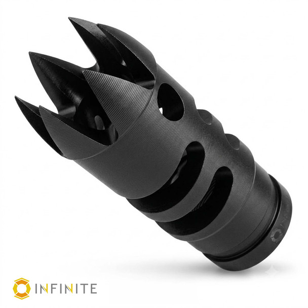 22mm x .75 Door Breacher Muzzle Brake - Black (Steel)