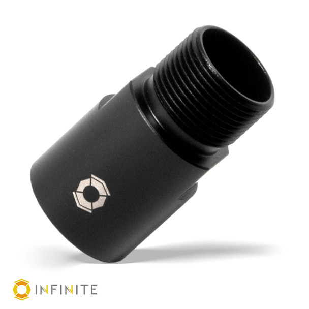 M16 x 1 LH to 578-28 RH Thread Adapter - Black Nitride, 17-4 Stainless Steel (Gen 2) M16 x 1 LH to 578-28 RH Thread Adapter - Black Nitride, 17-4 Stainless Steel (Gen 2)