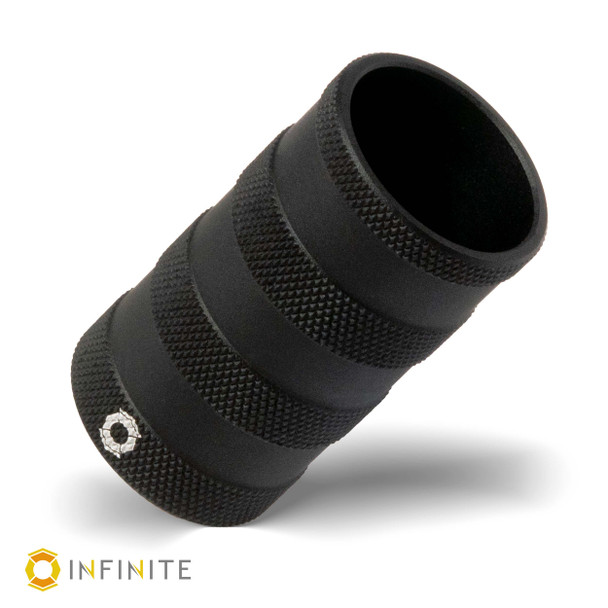 2 Inch QD Standard Banded Sound Redirect - Matte, Hard Black Anodized