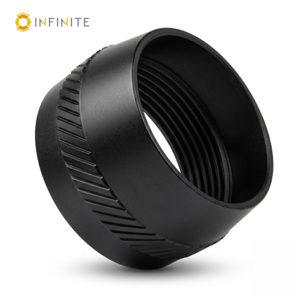 Plan B Compatible Thread Protector - Banded Spiral Fluted - 17-4PH SS H1150 - Black Satin Nitride