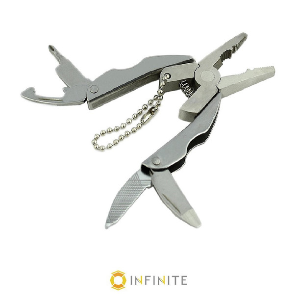 Multi-Tool Plier Keychain with Belt Pouch