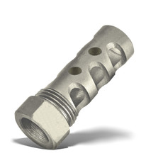 Titanium Infinite 3-Port Muzzle Brake Compensator - Polished