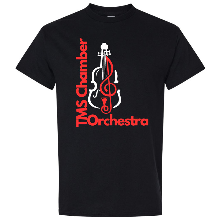 Tomlinson Orchestra - Black Short Sleeve T-shirt - Puddle Bear