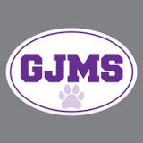 George J. Mitchell "GJMS" - 4" x 6" Oval Car Magnet
