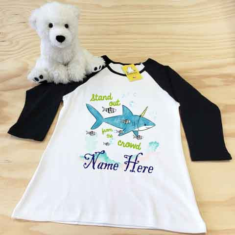 Animal Alphabet Ladies Raglan main image 0