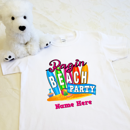 Rage Dance Ragin Beach Party T-shirt