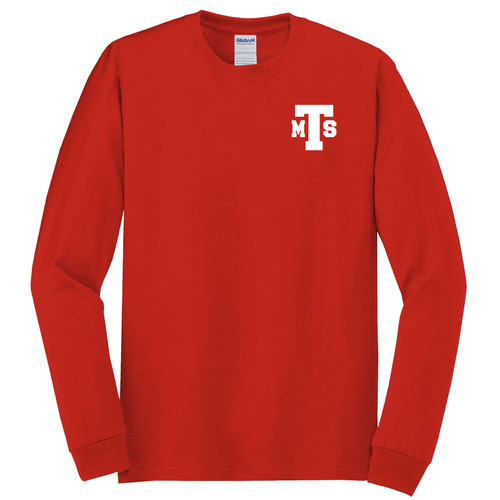 Tomlinson middle school red long sleeve shirt