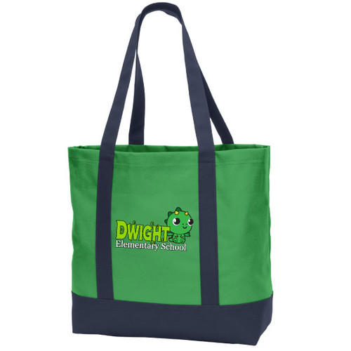 Dwight Kawaii Baby Dragon Canvas Boat Tote