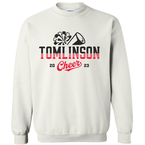 Tomlinson Cheer - White Crewneck Sweatshirt