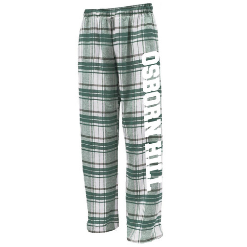 Osborn Hill -  Green & White Pajama Pants in Youth Sizes