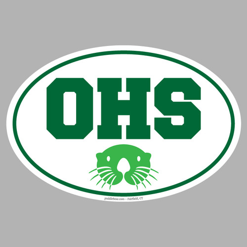 Osborn Hill "OHS" - 4" x 6" Oval Car Magnet